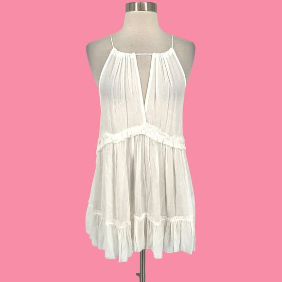 She & Sky Dresses & Skirts - She & Sky Mini Tunic Dress White Size Large NWT